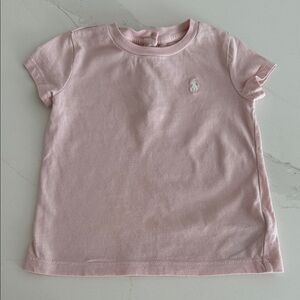 Ralph Lauren Baby Pink Girls T-Shirt